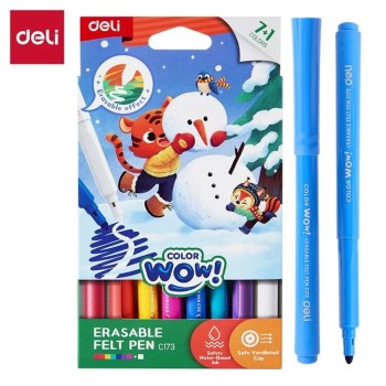 Feutres effaçables Deli Color wow, EC173