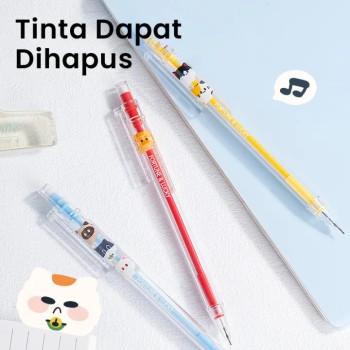 Porte-mine Deli 0,5 mm, design transparent mignon, avec gomme SH347