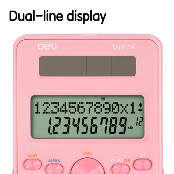 Calculatrice scientifique Deli ED401SR