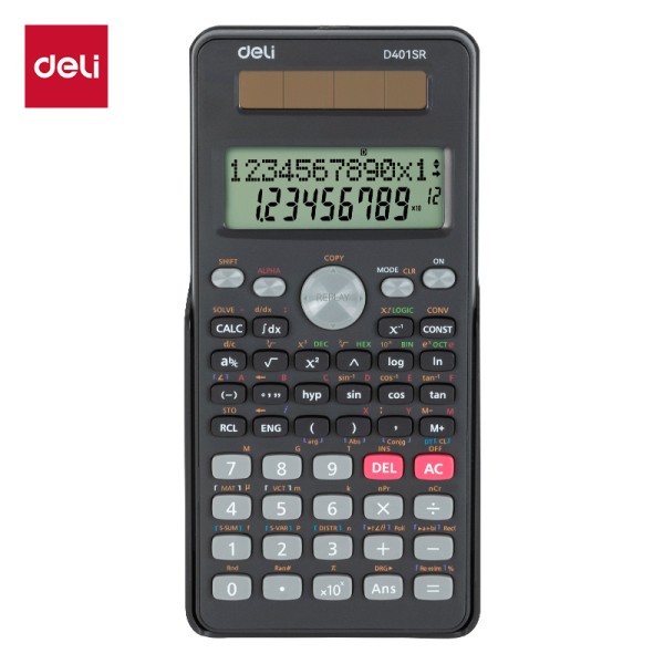 Calculatrice scientifique Deli ED401SR