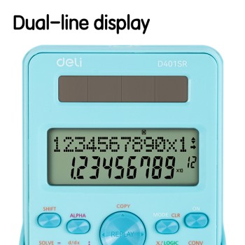 Calculatrice scientifique Deli ED401SR