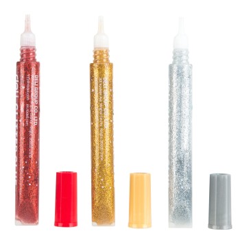 COLLE PAILLETE 3 COULEURS [12ML/TUBE]