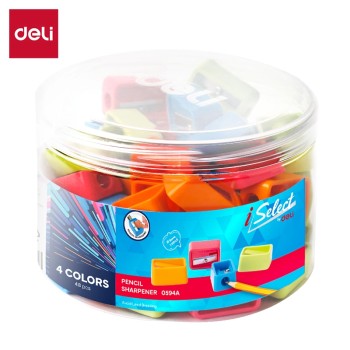 Taille-crayon économique Deli-E0594A 1T [POT 48] ASSORTIE
