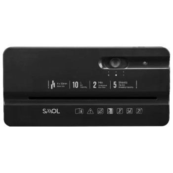 DESTRUCTEUR DE PAPIER 5F 10L NOIR