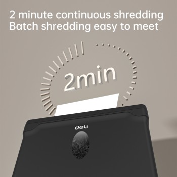 DESTRUCTEUR DE PAPIER 5F 10L NOIR