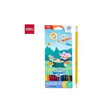 CRAYONS DE COULEUR EFFACABLE 12/18